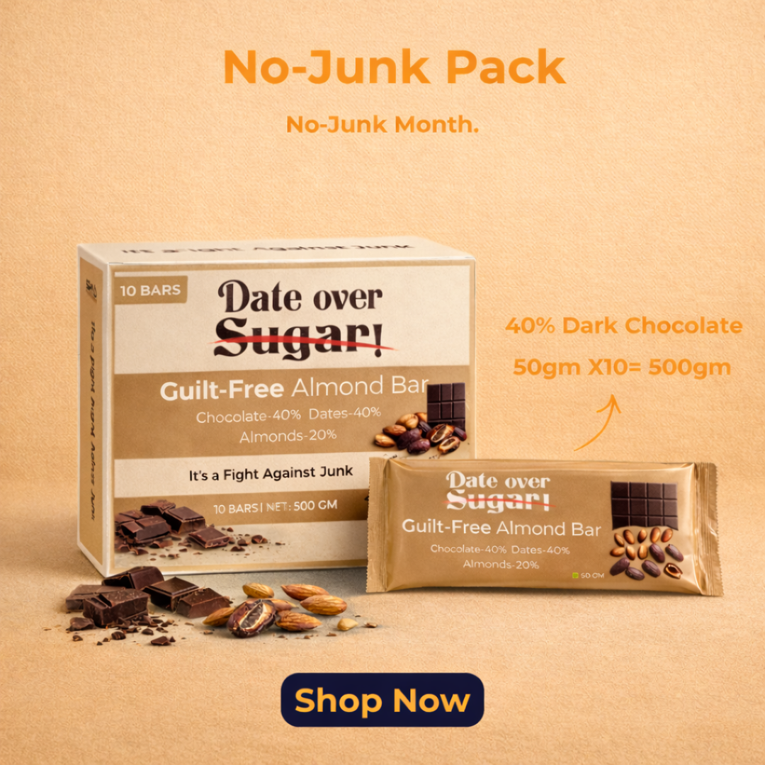 No Junk Pack- Guilt  Free Almond Bar