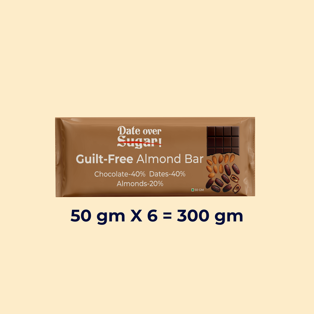 Guilt Free Almond Bar- Pack of 6