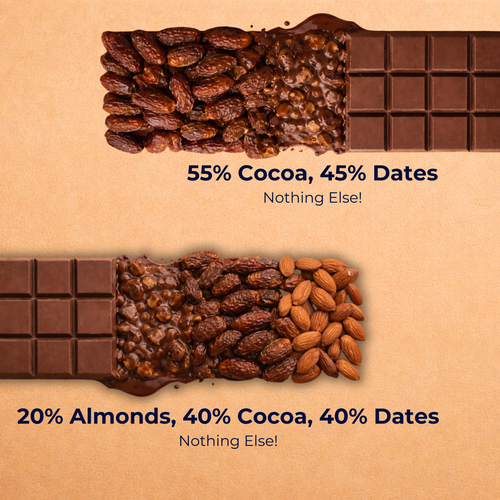 Almond Bar+Dark Chocolate- Trial Pack of 6