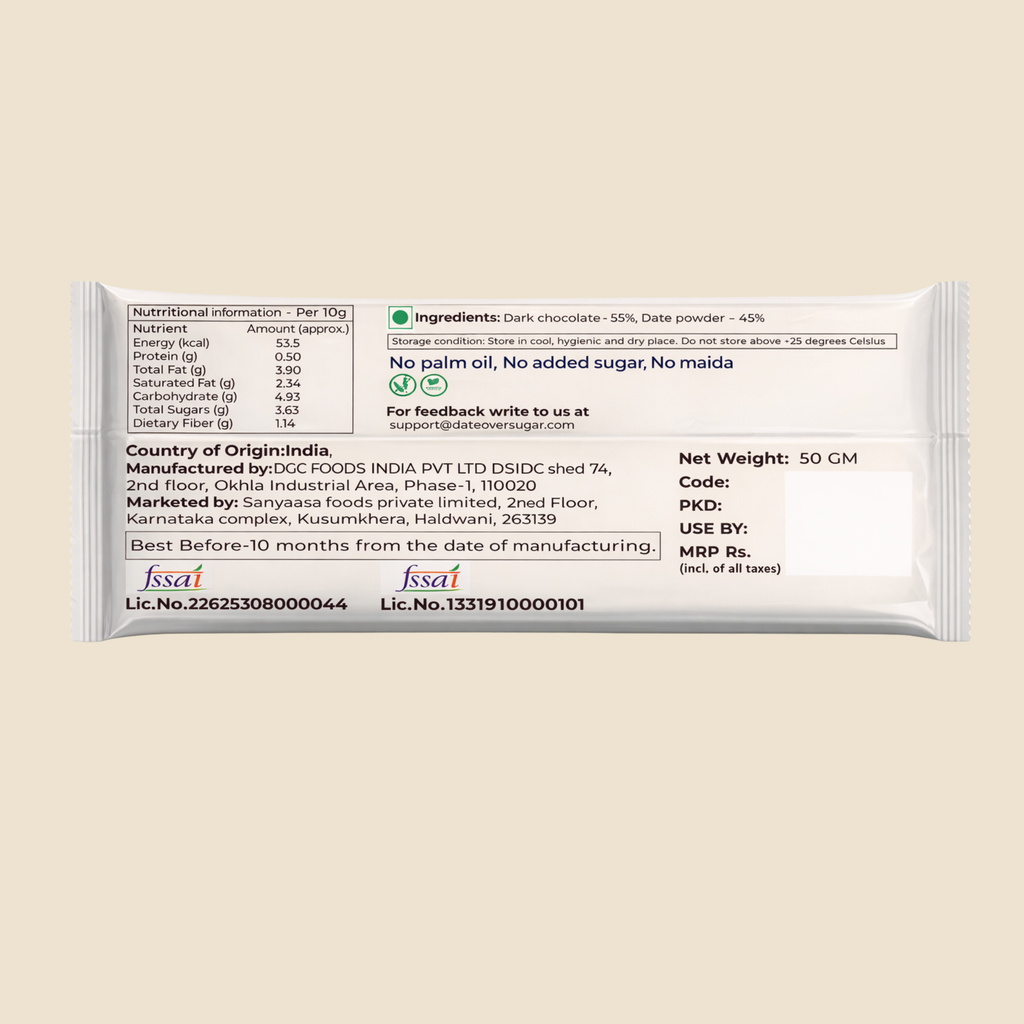 Not a Junk Chocolate- Pack of 6